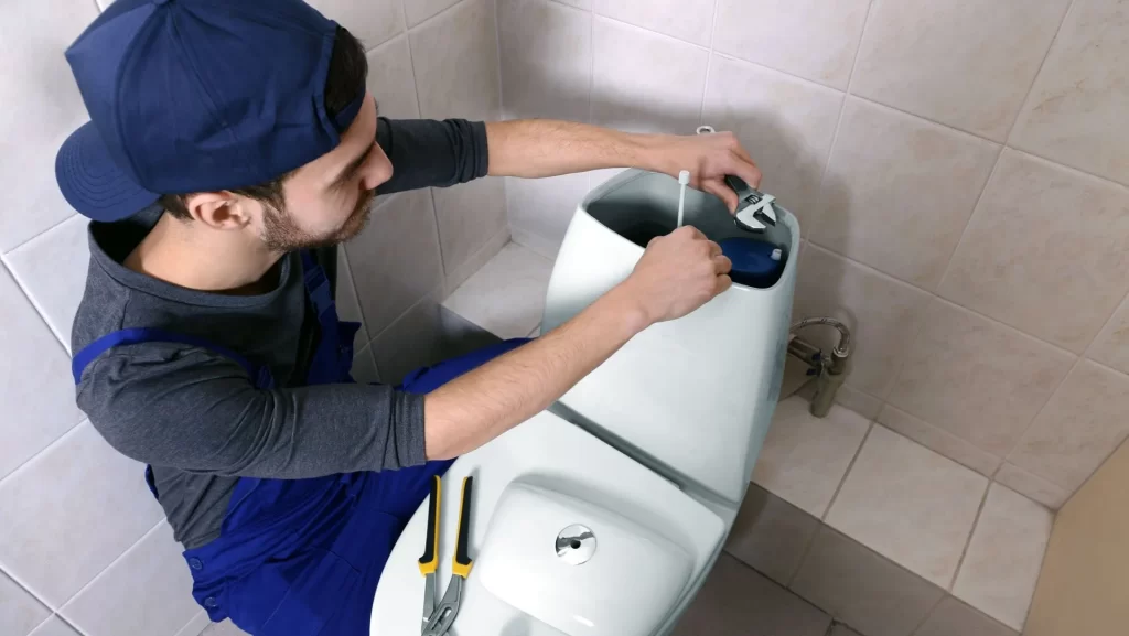 Toilet plumber